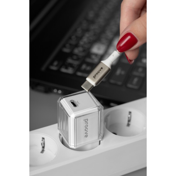 Фото - Сетевое зарядное устройство Proove Pure GaN 30W (Type-C) White (WCPU30012202)